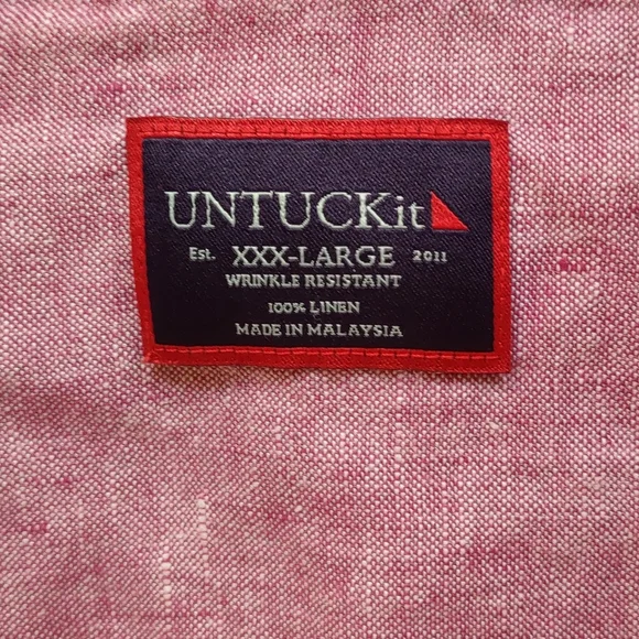 UNTUCKit Men's Laleure Linen Button-Up Shirt - Picture 9 of 15